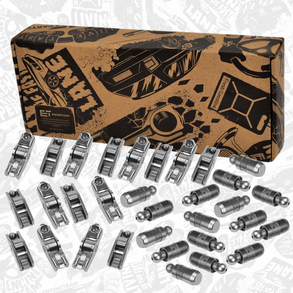 ZH0099, Ventilløftersett, Sada zdvihátko a vahadlo 2,2 Hdi/JTD, ET ENGINETEAM, Citroen Peugeot Fiat Ford Lancia Mitsubishi C5 C8 508 407 Outlander Phedra XF S-Max Mondeo Galaxy Ulysse 2,2 Hdi/JTD 2001+, 0903.H1, 094286, 1450604, 9659189980, LR004167, MN982139, 6G9Q-6500-AA, 9653928680, MN982140, 1450602, 6G9Q6564BA, 170670, 50006494, FOL196, FOL214