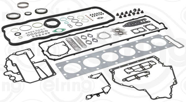 214.010, Pakningsett komplett, motor, Těsnění-full set, ELRING, 51.00900-6712, 01-37295-02, S37183-00