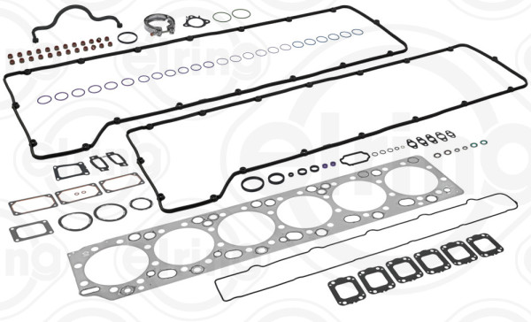 504.050, Tetningssett, topplokk, Těsnění hl.válců(sada)Cyl., ELRING, 22415644