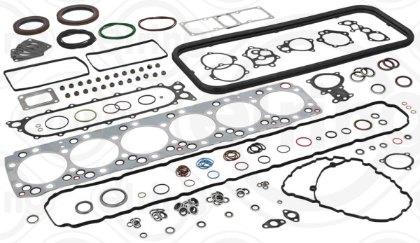 649.710, Pakningsett komplett, motor, Těsnění-full set/F2BE 3681, ELRING, Astra HD8 Irisbus Arway Iveco Stralis Trakker F2BE3681* F2BEE681* 2007+, 2996135, 500054722, 01-34065-02, S38768-00