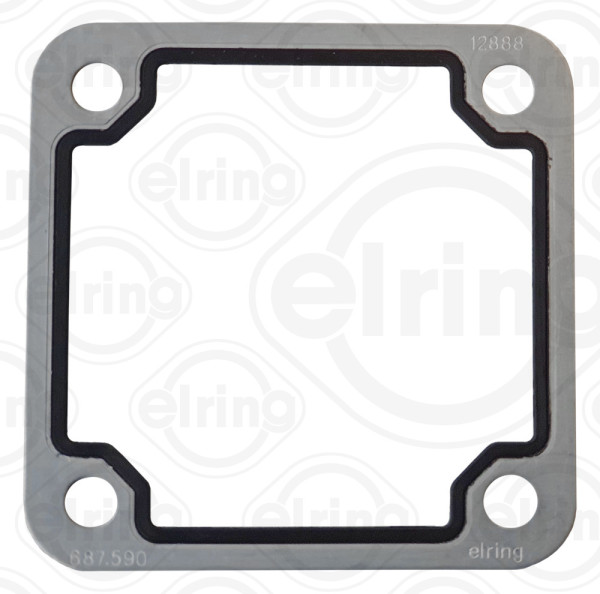 687.590, Pakninger, innsug, Těsnění sac.potr.Cyl.1, ELRING, 04258906, 20531832, 7420531832, F718202180020, 04514465, 2.72199, 600341, EPL-832