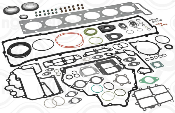 770.120, Pakningsett komplett, motor, Těsnění-full set, ELRING, MAN Hocl Neoplan Bus Cityliner Van Hool T916/T917/T918/T919/TD925/TD927 D2676LOH27 2005+, 51.00900-6771, 01-37295-04, S38762-00