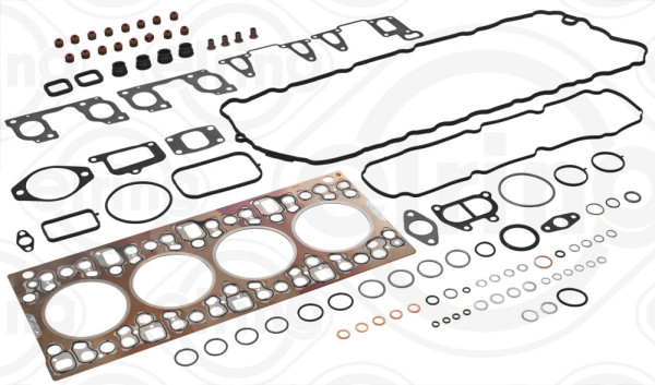 822.220, Tetningssett, topplokk, Těsnění hl.válců(sada)Cyl.4, ELRING, 02-10112-01, 52497200, D90216-00