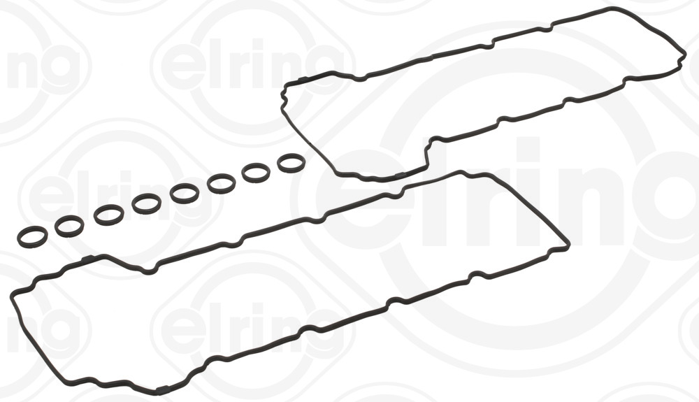 Tetningssett, topplokkdeksel - 995.680 ELRING - LDR500180, LR007652, LR007657