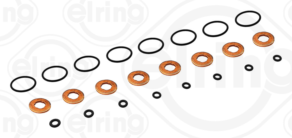 Tetningsringsett, Common-Rail-injektor - B59.990 ELRING - BC3Q-9G830-AA, BC3Z-9229-A, BC3Z-9229-C