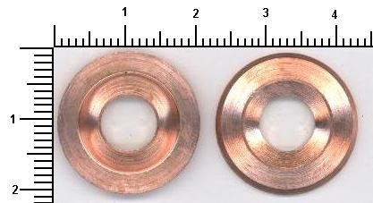 297.080, Varmeskjold, innsprøytningssystem, Těsnění CU 7,9x20,1x2,8/tryska, ELRING, 6140095, 84FF-9M577AC, 301657, 785.020.010, 785.020.100