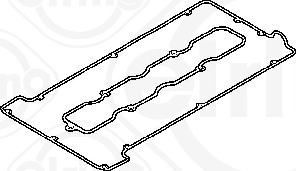 892.831, Tetningssett, topplokkdeksel, Těsnění víka vent.sada 2,0 16V, ELRING, 8817512, 15-35316-01, 24-25503-00/0, 56001600, RK6357, V31803, VS50147, VS50409R, V31803-00