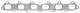Tetning, eksosmanifold - 094.110 ELRING - AJ814103, J6P39448AA, LR121256