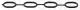 Tetning, innsugningsmanifold - 197.960 ELRING - 17177-B1020, 13243100, 71-54321-00