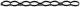 Tetning, innsugningsmanifold - 340.820 ELRING - 28312-2A800, 13257900, 600574