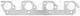 Tetning, eksosmanifold - 645.830 ELRING - F37Z9448-A, ZZM0-13-462, MS16104