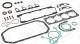 Pakningsett komplett, motor - 703.703 ELRING - 50090400, S31187, S31187-00