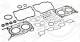 Pakningsett komplett, motor - 822.160 ELRING - 10105AB490, 01-10257-01, S90309-00