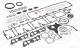 Pakningsett komplett, motor - 848.790 ELRING - 02937590, F731200210220, 01-33083-02