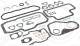 Pakningsett komplett, motor - 925.600 ELRING - 0197.P6, 20-24586-05/0, 497380P
