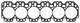 Tetning, topplokk - B14.480 ELRING - R114157, VPA4334, 10059400