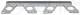 Tetning, eksosmanifold - B33.240 ELRING - 4421817, XM349448FA, 13129700