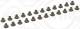 Pakningssett, ventilstamme - B35.550 ELRING - JDE40288, LR116489, 12-17787-01