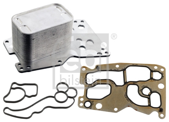 FE105960, Oljekjøler, motorolje, Chladič, FEBI BILSTEIN, 11428510855, 11428510855S1, 11428516396, 11428516396S1, 11428580682, 11428580682S1, 001-10-26533, 01262700, 016270, 056064N, 06013718, 0702.4027, 100-01-034, 10050113, 11033901, 11-25717-SX, 1151636, 117-17192, 12180683, 1.24.11103, 127822, 14363BW, 1745-0120, 20105960, 2042L8-3, 213074, 22708, 2430177, 28/2428, 31783