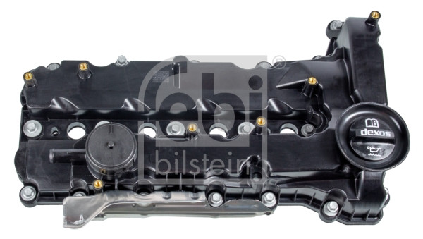 FE108275, Ventildeksel, Víko ventilů/Cyl.4, FEBI BILSTEIN, Opel Astra Insignia Meriva Mokka Zafira 1,6CDTi A16DTH* B16DT* D16DT* 2014+, 055486867, 0607775, 055570077, 5607310, 55486867, 607775, 55570077, 40108275, 48SKV187, 70-1016, PTA519-2052, V51-0712, VLV044N