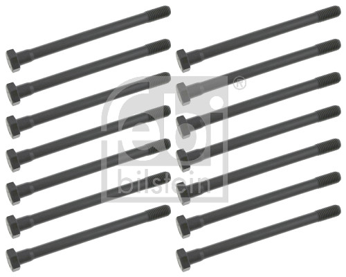 FE12609, Topplokksboltsett, šroub hl.válců/set, FEBI BILSTEIN, 11120621144, 11120621144S2, 016250B, 14-32000-01, 20912609, 22-11035B, 258033, 802.700, IMX760.090, MVU2165, WG1009575, XX1144Kl, 016256B, 22-11037B, 258036, 802.720, WG1011761, WG1011764, WG1085646, WG1170456, WG1195098, WG1242853, WG1242854