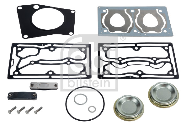 FE181468, Pakningssett, trykkluftkompressor, Těsnění, FEBI BILSTEIN, A0021301015, A0021301015S2, 0021301015, 0021301015S2, 096.989, 1100255110, 145408, 25000008, 77044500, 9125109312, 9125109312S2, RK.01.703.01, 195.903, 80975