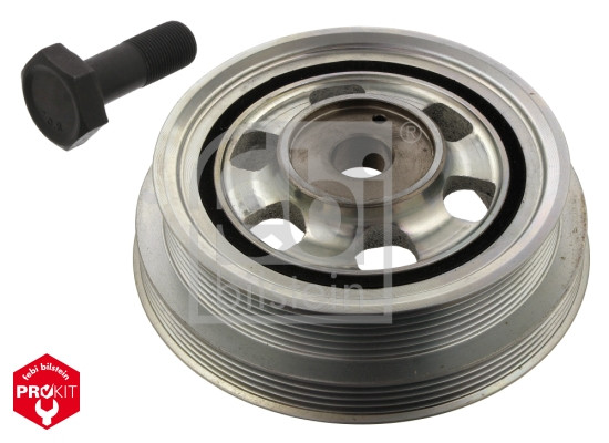 FE33801, Remskive, veivaksel, řemenice klik.hřídele, FEBI BILSTEIN, 0515.T5, 504048057, 0515.T5S1, 504048057S1, 515.T5S1, 001-10-29864, 021325, 03.90165, 06151, 10061, 12735, 15-7086, 17-1126, 17/2804, 20862, 2156030, 30-0194, 3213B0012, 421282, 43360, 510030, 520216, 62933801, 658091, 658098, 723220, 80000932, 82151, 864310012, A05836