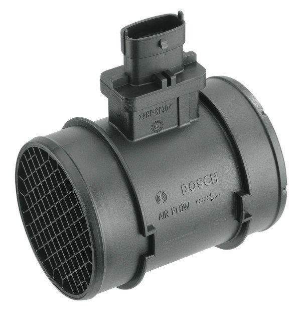 0281002917, Luftmassemåler, Snímač množství protékajícího vzduchu, BOSCH, 1380079J80000, 163675, 51782035, 95510006, 13800-79J80, 55206758, 95510015, 552067590, 0281002860, 0890256, 101413, V24720114