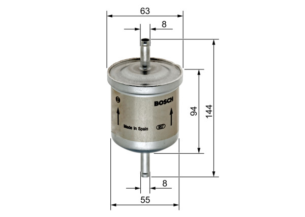 0450905280, Drivstoffilter, Palivový filtr, BOSCH, 1105010AD01XA, 119113204500, 13311256492, 156728, 156779, 2330087402, 25055364, 25121974, 4435144, 5010912, 6N0201511A, 6U0201511D, 7700582693, 82342304, 8-25055-364-0, 831842, 92309490628, CAC2264, 13321256492, 156786, 2330087402LOC, 25121113, 25161249, 5470530, 5984093, 6N0201211, 8-25121-778-0, 13711256492, 25121785, 6N0201511