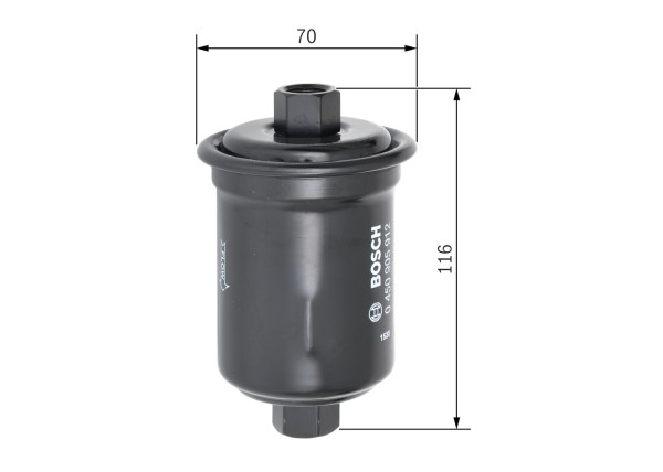 Drivstoffilter - 0450905912 BOSCH - 2330034000, 2330050020, 25055862