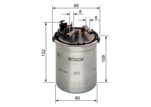 0450906426, Drivstoffilter, Palivový filtr, BOSCH, 6Q0127400H, 6Q0127400J, 6Q0127401H, 0450906425, 2400400, 587529, 8660003061, AG6141, ALG2090, DN1945, E148148, EFF185, ELG5330, FCS737, FG2083, FP5841, G61, H284WK, HDF576, KL497D, LFDF161, M330, MP23, P10287, PP9861, RN299, S4004NR, SP1305, VFF546, WF8380