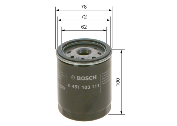 0451103111, Oljefilter, Filtr olej., BOSCH, 1109AR, 46468373, 5016954, 5984044, 60813507, 649007, 7700727401, 931156769, K9600923380, MLS000715, 1109K8, 5017814, 55195984, 608135071, 7701415062, K9624148680, 1109C6, 1109L0, 5022738, 5889211, 7707334825, K9628173380, 1109L1, 1109N2, 59739260, 110967, 1608076280, 46542140, 5973928, 110984