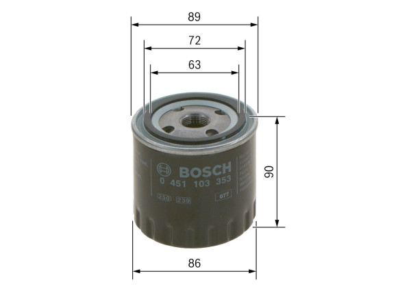 0451103353, Oljefilter, Olejový filtr, BOSCH, 7702073777, 8-94201-942-2, EA00001160B, RE000925, T0730077, 8200007832, 2319100, BC1153, DO852, ELH4261, EOF071, F026408727, FT4993, H20W13, LS280, OC223, OP6421, PH4703, R533, W8155, WL7237, X4065E, LS280A