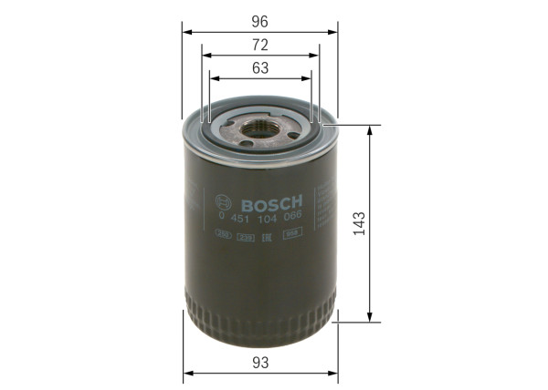 0451104066, Oljefilter, Olejový filtr, BOSCH, 0001140201, 01160024, 061584009, 1160024, 11700375, 1174418, 1500837, 1R0734, 220002418, 25011124, 2680600298, 286830, 2999976M1, 2999976MI, 401503037071, 40600493, 4115059, 5001846637, 5106133, 5339647601B, 6002116230, 6005024443, 605411880009, 61584009, 637122, 7101070332, 711922853, 73403481, 7995000510, 8300001024