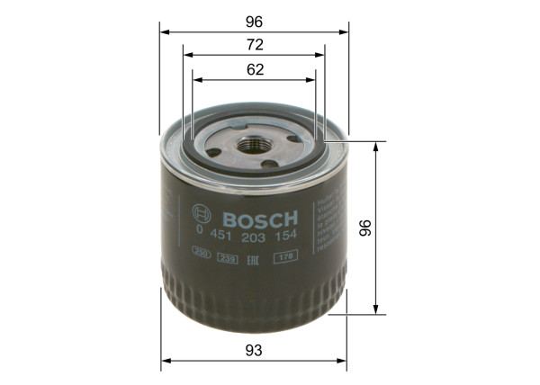 0451203154, Oljefilter, Olejový filtr, BOSCH, 0003897992, 0012000005, 0141151110, 0204495, 03357461, 1041429, 110200, 110978, 116120603000, 12H3274, 1500916, 210101012005, 21011012005, 2105C1012005NK2, 244191401, 25012648, 3357461, 4126435, 4371582, 5000410045, 5018355, 71301227, 7701020783, 7899406, 7984235, 84259320, 9975161, 9Y4487, A46158, ABPN10GLF3604