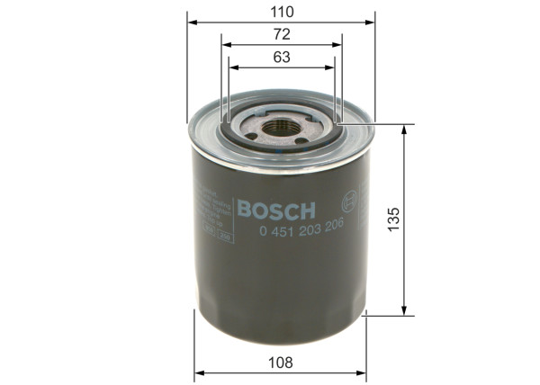 0451203206, Oljefilter, Olejový filtr, BOSCH, 25011615, 471034, E7NN6714CA, 4710349, 8291619, 2046, 51596, B447, FT5021, H207W, L39260, LF3464, LFP2257, LSF5031, MH393, OC30, OK113, PH4798, SP1012, W11402, 4113, LF3497