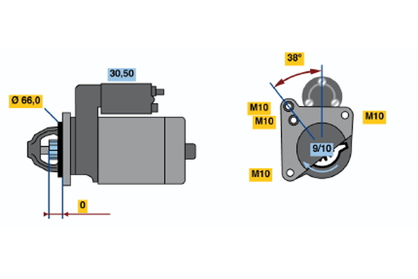 0986016400, Starter, Startér, BOSCH, 7700105080, 8111701, 7700352049, 7700796488, 7700853827, 7700854955, 7700865719, 7700871057, 7701351390, 7701351772, 7701352049, 7701353827, 7701853827, 7711134260, 0001107036, 8EA730197-001, CS681, D6RA133, DRS3107, LRS00997, MSN2012, 0001107047, D6RA33, DRS3119, LRS997, MSR671, 063521070470, 0986016401, D6RA46, DRS3268