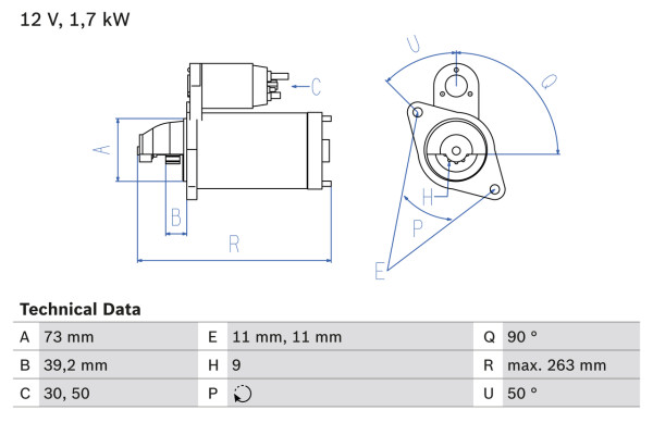 0986017440, Starter, Startér, BOSCH, ERR6087, NAD10038, NAD101490, NAD101190, RTC6061N, 0001108137, 458566, 8EA737314-001, CS1049, DRS3198, LRT00169, 0001109040, LRT169, 0001110120, 1986S00723