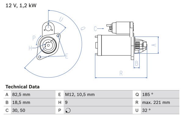0986017920, Starter, Startér, BOSCH, 09200961, 90371766, 96450663, 96627035, R1540014, 1202158, 96952007, 1202159, 9200961, 24422272, 93176061, 55351638, 6202053, 9000961, 90371765, 90508037, 93175888, 93175906, 9512770, 0001107056, 458184, 8EA732658-001, CS879, DRS7920, LRS02084, 0001107100, LRS02213, 0001107101, LRS2084, 0001107108