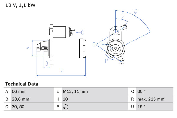 0986024010, Starter, Startér, BOSCH, 06D911021B, 06D911021BX, 06H911021A, 06D911021D, 06H911021E, 06D911023B, 06H911021AX, 06H911021EX, 0001107450, CS1437, DRS0178, LRS02443, 0001107451, LRS2443, 0001107508, 0001107509, 0001107534, 0001107535, 1986S00689