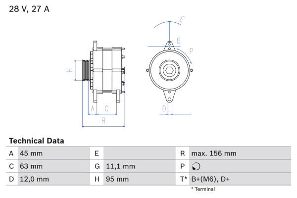 0986031340, Dynamo, Generátor, BOSCH, 098417208, 42498163, 4715786, 42498164, 4717871, 98417208, 42498165, 4721890, 42498213, 4722724, 4474592, 4738563, 4738569, 4738570, 4808268, 4738571, 4808519, 4738772, 4738775, 98417209, 4786913, 4808526, 4808528, 77050550, 88206020, 0120489410, 10890, 19025057, 2541423, 8EL725640-001