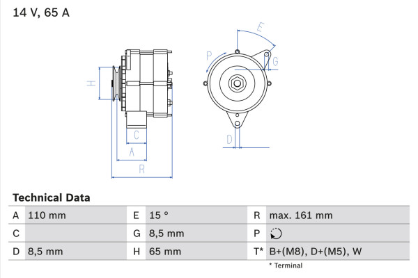 0986034560, Dynamo, Generátor, BOSCH, 068903017M, 068903017MX, 068903031D, 068903031L, 0120489434, 436225, 8EL725721-001, CA319IR, LRB00129, MAR456, 0120489435, 943356257, LRB129, 0986034560