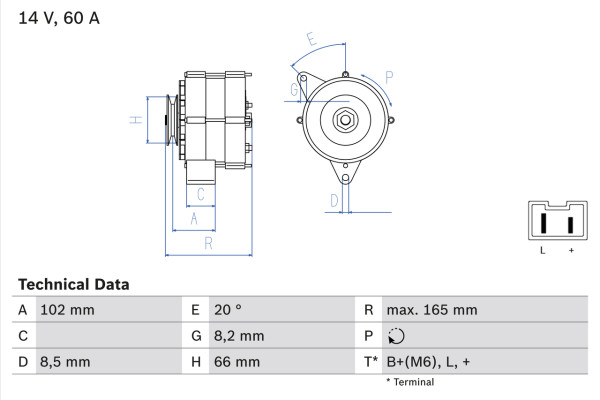 0986034740, Dynamo, Generátor, BOSCH, 7700762458, 7700764382, 7700767420, 7700784977, 7700791211, 7700796768, 7700807041, 7701499251, 7701499253, 7701499460, 7702145531, 0986034741, 8EL725719-001, A13N104, CA317IR, DRA4740, LRA00675, MAN306, 8EL725780-001, 9120144267, A13N110, CA375IR, LRA00777, MAN380, 63320027, 9120144268, A13N121, LRA585, 63320039, 9120144277