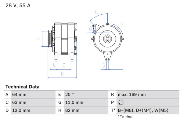 0986039130, Dynamo, Generátor, BOSCH, 38520137A, 98418362, 98424450, 98419031, 99461190, 98419032, 98419033, 98419034, 98419035, 984190357, 98465401, 98479517, 0120469010, 8EL737518-001, A14N182, CA1336IR, DRA4420, LRB00310, MAN2009, 0120469022, A14N185, DRA9130, LRB310, MAR909, 0120469023, 063534690480, 19025106, A14N190, 0120469026, 2541618