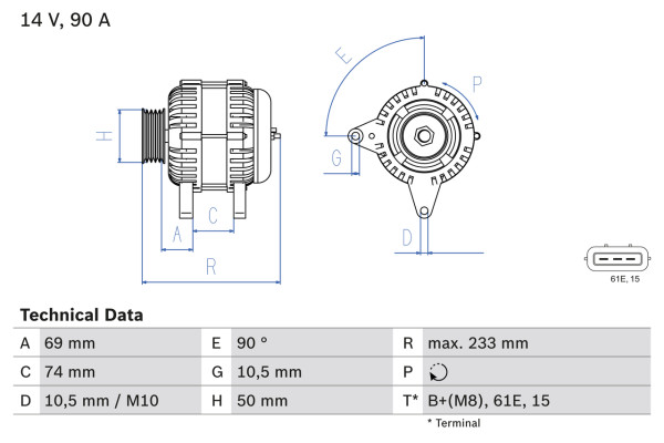 0986040390, Dynamo, Generátor, BOSCH, 12311432976, 12311432977, 12311432978, 12311432982, 12311432983, 12311432984, 12311740624, 12311740626, 12311740633, 12317501592, 12317501687, 0123315013, 8EL737402-001, A13VI119, CA1256IR, DRB0390, LRA01644, 0123325010, A13VI160, LRA02120, 1986A01180, LRA1644, SG9B029, 2541811, LRA2120, 2541811A, LRB00392, 2541912, LRB392, 2541912A