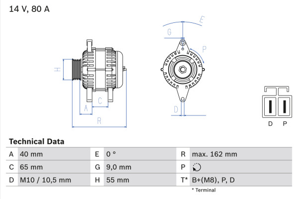 0986042911, Dynamo, Generátor, BOSCH, BP6D-18-300, LR180-766, BP6D-18-300A, FPG6-18-300, FP34-18-300, FP34-18-300A, FP34-18-300B, FP34-18-300C, FP3418300CL1, 437478, 8EL737620-001, A002TB0191, DRA3864, JA1409, LRA01122, 437628, A002TB0191A, LRA02925, A002TB0191B, LRA1122, A002TB0191BD, LRA2925, A002TB7791, A2TB0191, A2TB0191A, A2TB0191B, A2TB0191BD, A2TB7791