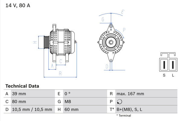 0986045701, Dynamo, Generátor, BOSCH, 23100AU000, LR180-762, 23100BU010, LR180-768, 23100BU015, LR180-769, 231004Z400, LR180762B, 23100BU00A, LR180762C, 5281031000, LR180769B, 0986045671, 8EL737944-001, A0002655221, DRA3948, JA1607IR, LRB00459, 1986A01562, 437501, LRB459, 439525, 440115
