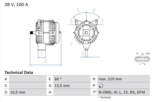0986046570, Dynamo, Generátor, BOSCH, 1377860, 1697322, 1697322R, 0124655003, 860809, 8EL738053-001, CA1693IR, DRB6570, LRA02920, 0124655039, LRA2920, 0124655304, 0986046570, 1986A00978