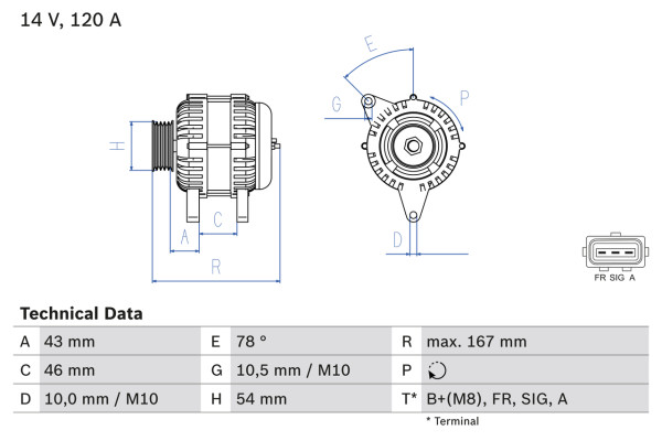 0986049171, Dynamo, Generátor, BOSCH, 1229258, 30667067, Y601-18-300, 1255712, 30795422, Y601-18-300A, 1477737, 36000598, Y601-18-300B, 1676842, 8603182, 1707062, 8666579, 3M5T10300PC, 3M5T10300PD, 31288154, 8M5T10300PA, 8M5T10300PB, 1042103511, 1986A00579, 8EL738211-501, CA1865IR, DRA4236, LRA02814, 1042103512, LRA2814, 1042103513, 1042105700, 1042105701