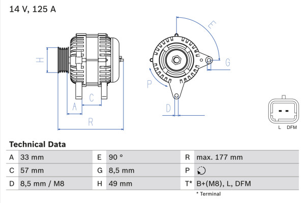 0986080270, Dynamo, Generátor, BOSCH, 7711135333, 8200086162, 8200290217, 8200495305, 8200538408, 1986A01197, 8EL738197-001, CA1814IR, DRA0006, LRA02837, SG12B052, LRA2837, SG12B081, SG12B098, SG12B109, 2542554, 2542554D, 2542817, 2542817B, 2543337, 2543337A, 2543385, 437437, 439478